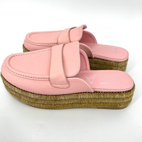 Beach by Matisse Wren Pink Platform Espadrille Loafers Size 8M - Picture 1 of 10